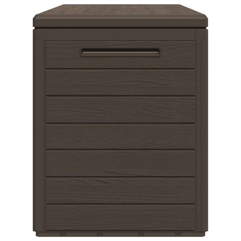 vidaXL dārza uzglabāšanas kaste, brūna, 116x44x55 cm