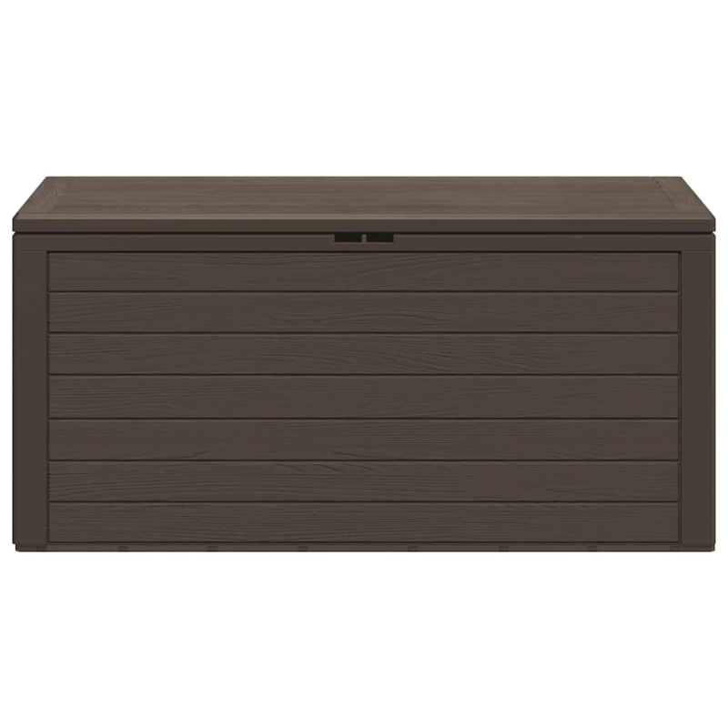 vidaXL dārza uzglabāšanas kaste, brūna, 116x44x55 cm