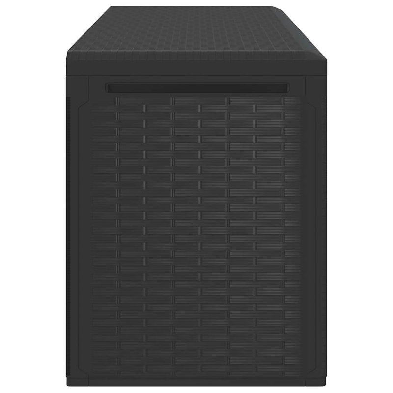 vidaXL dārza uzglabāšanas kaste, antracītpelēka, 114x47x60 cm