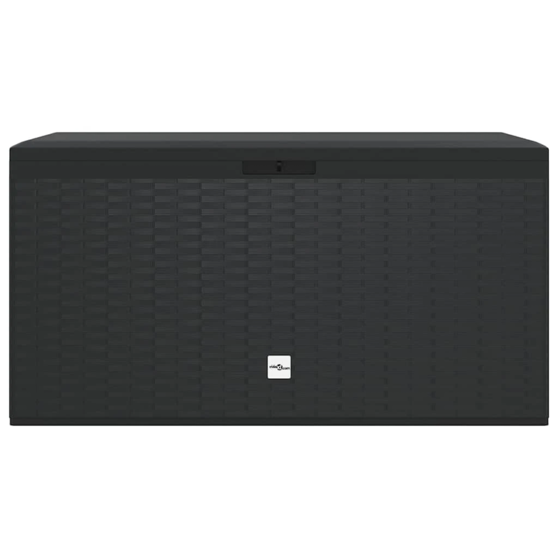 vidaXL dārza uzglabāšanas kaste, antracītpelēka, 114x47x60 cm