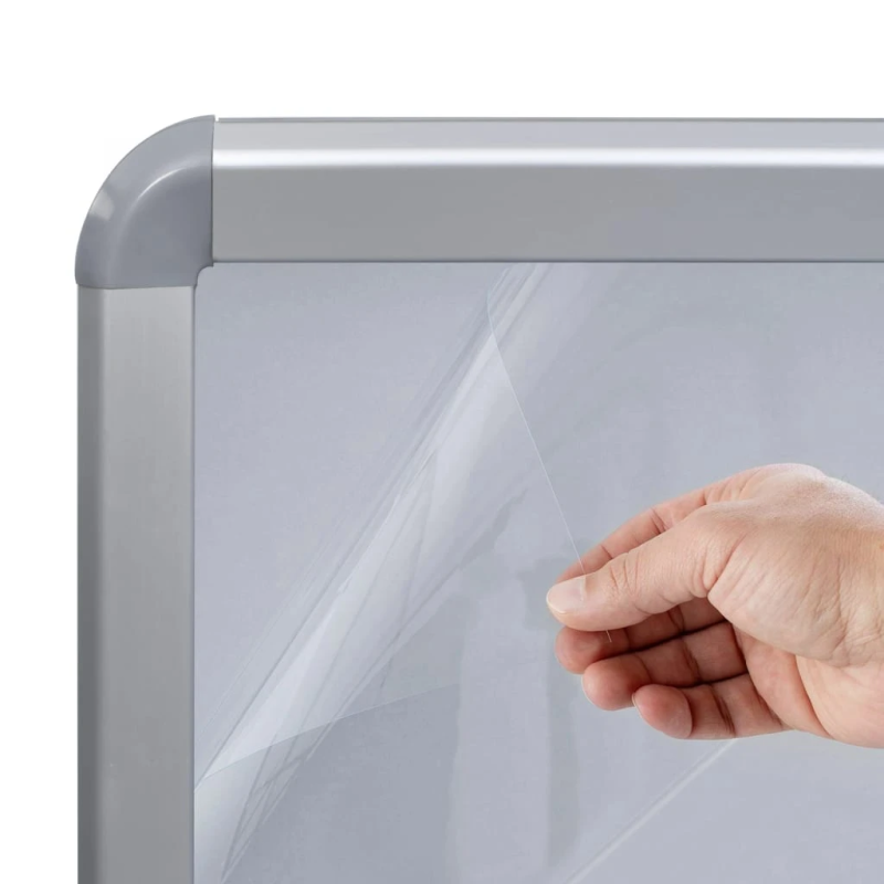 vidaXL A1 plakātu stends, pelēks, alumīnija sakausējums