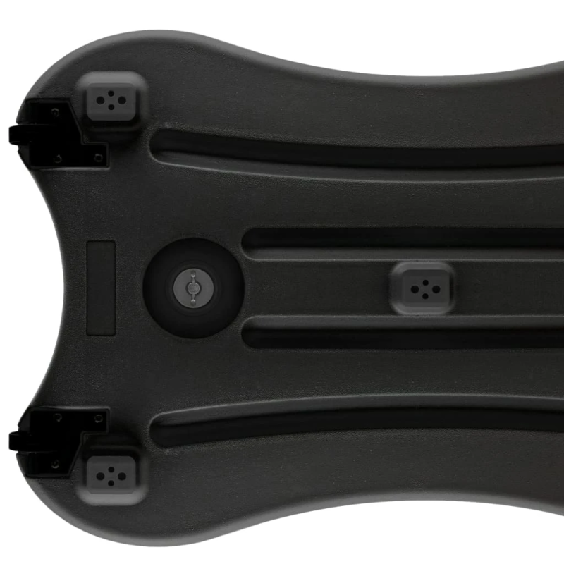 vidaXL A1 plakātu stends, melns, alumīnija sakausējums