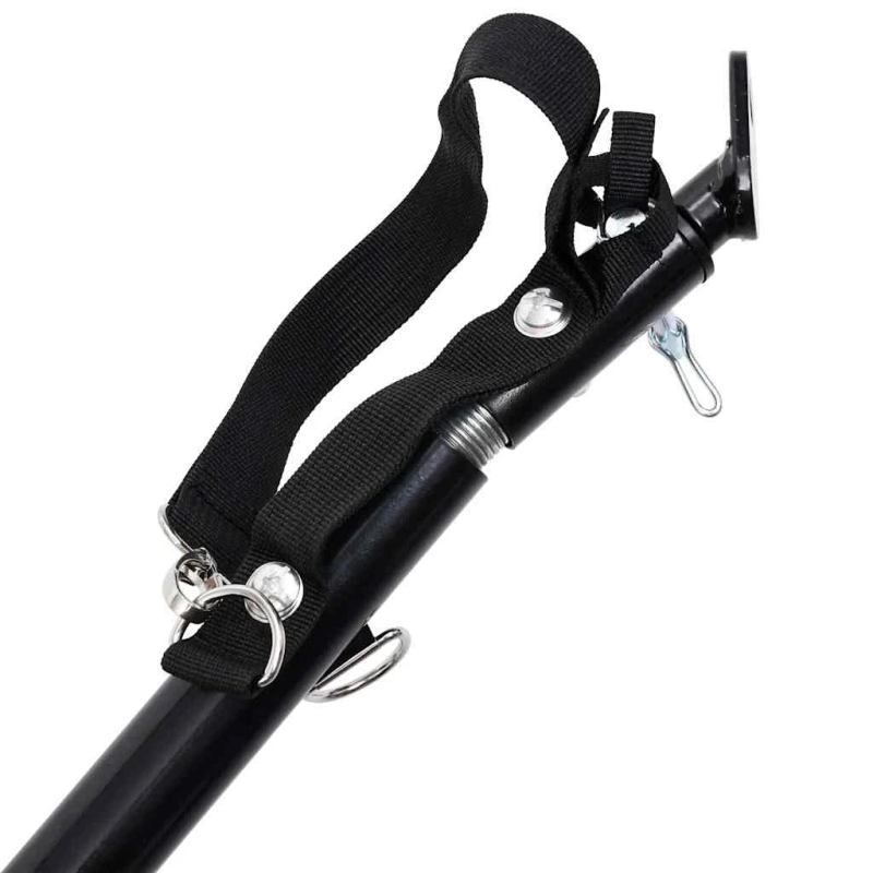 vidaXL mājdzīvnieku velo piekabe, skriešanas ratiņi, sarkani ar pelēku