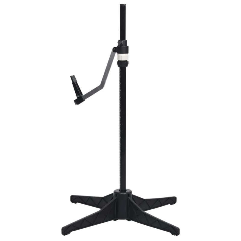 vidaXL sievietes manekens, regulējams, pelēks, M, 40-46