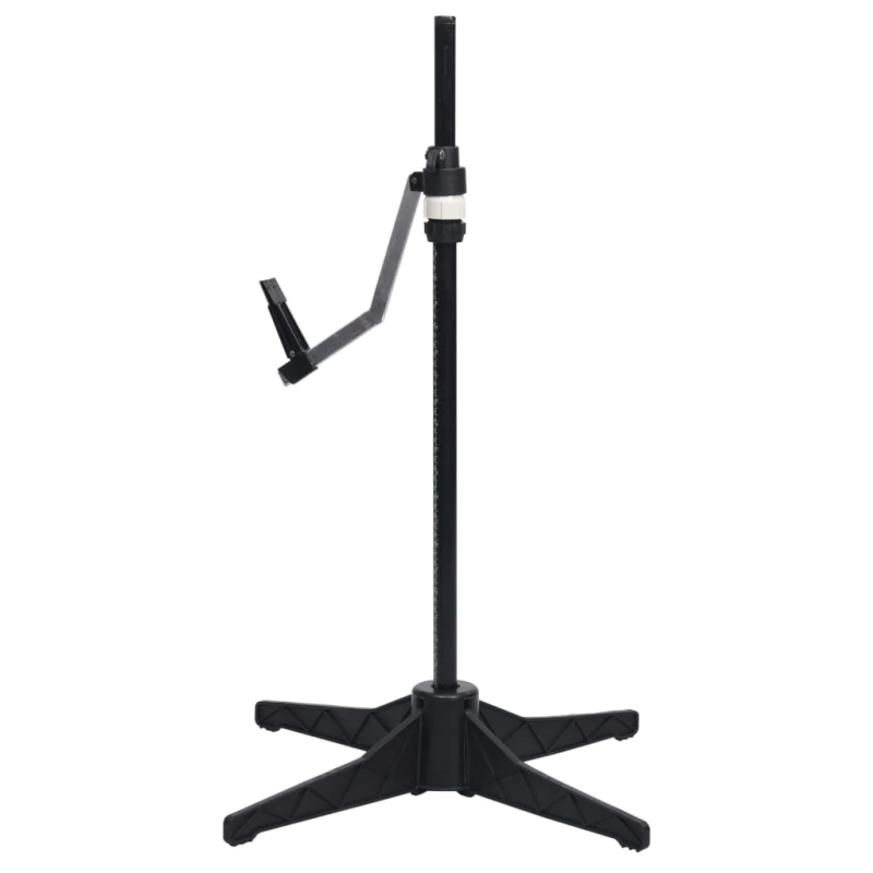 vidaXL vīriešu manekens, regulējams, pelēks, 37-45