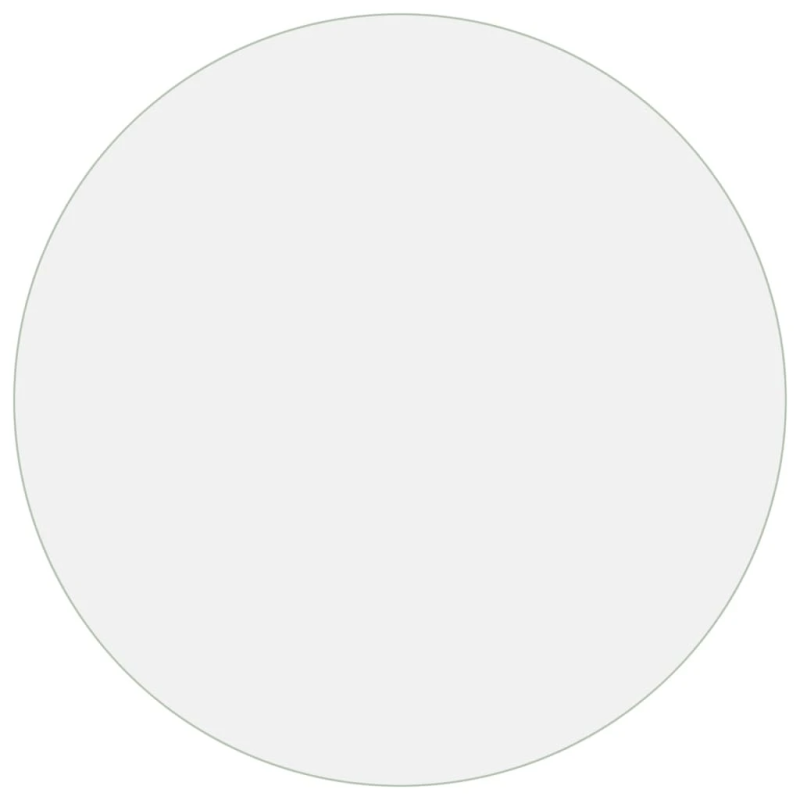 vidaXL galda aizsargsegums, matēts, DIA70 cm, 1,6 mm, PVC