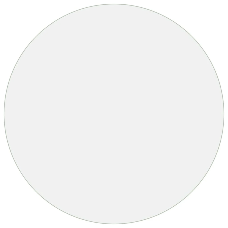 vidaXL galda aizsargsegums, caurspīdīgs, DIA90 cm, 1,6 mm, PVC