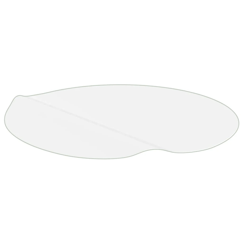 vidaXL galda aizsargsegums, caurspīdīgs, DIA110 cm, 1,6 mm, PVC