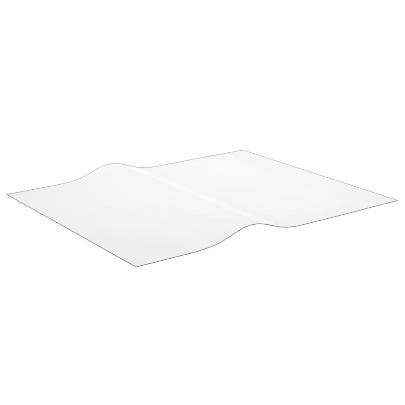vidaXL galda aizsargsegums, matēts, 100x90 cm, 1,6 mm, PVC