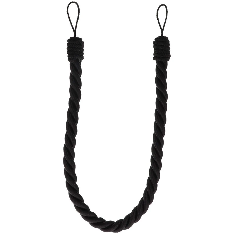 Dekoratīva virve melna