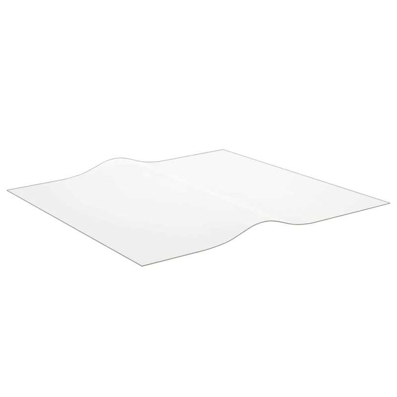 vidaXL galda aizsargsegums, caurspīdīgs, 70x70 cm, 1,6 mm, PVC
