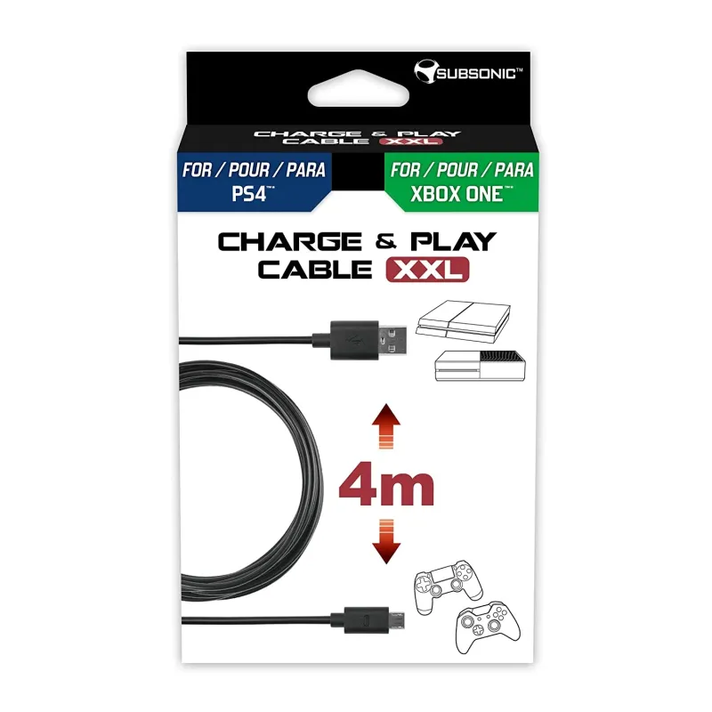 Subsonic Charge and Play Cable XXL