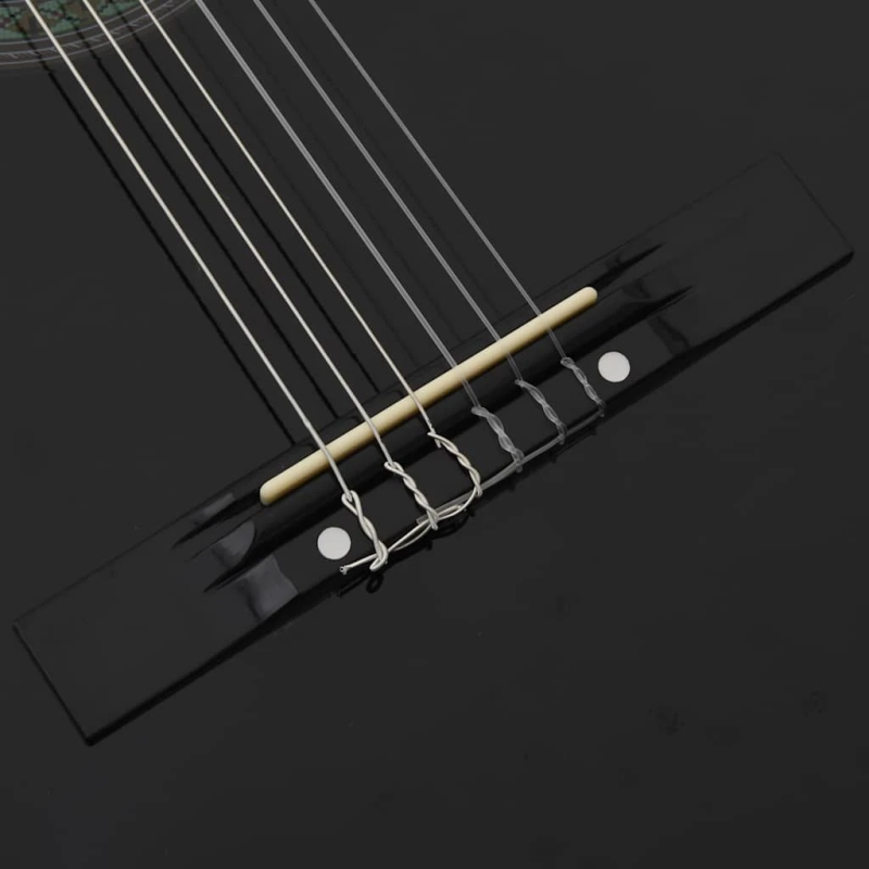 vidaXL 12-daļīgs klasiskās ģitāras komplekts iesācējiem, 4-4, 39"