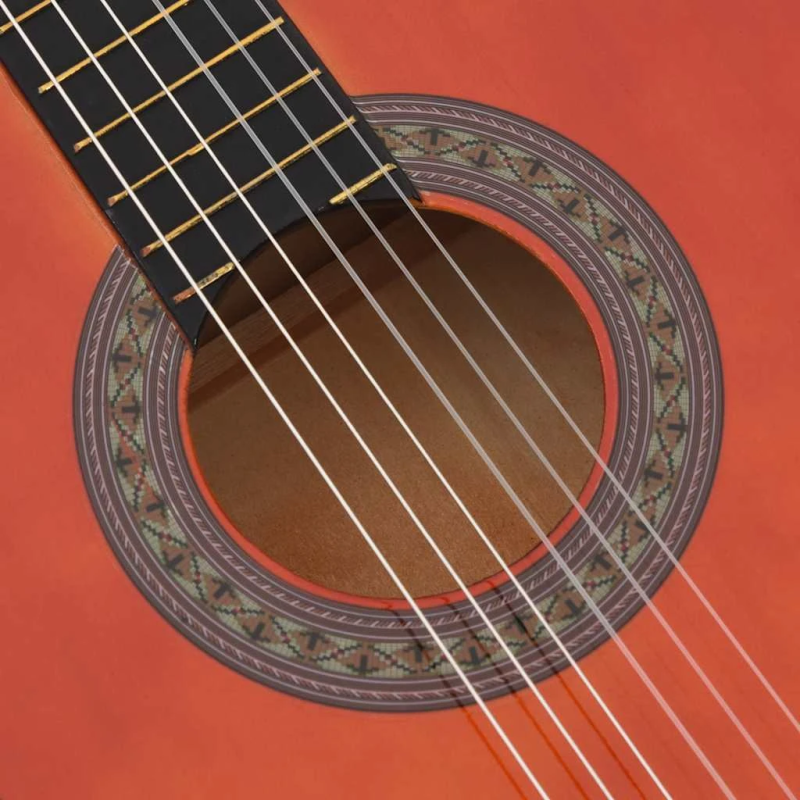 vidaXL klasiskā ģitāra iesācējiem, 4-4, 39", liepa