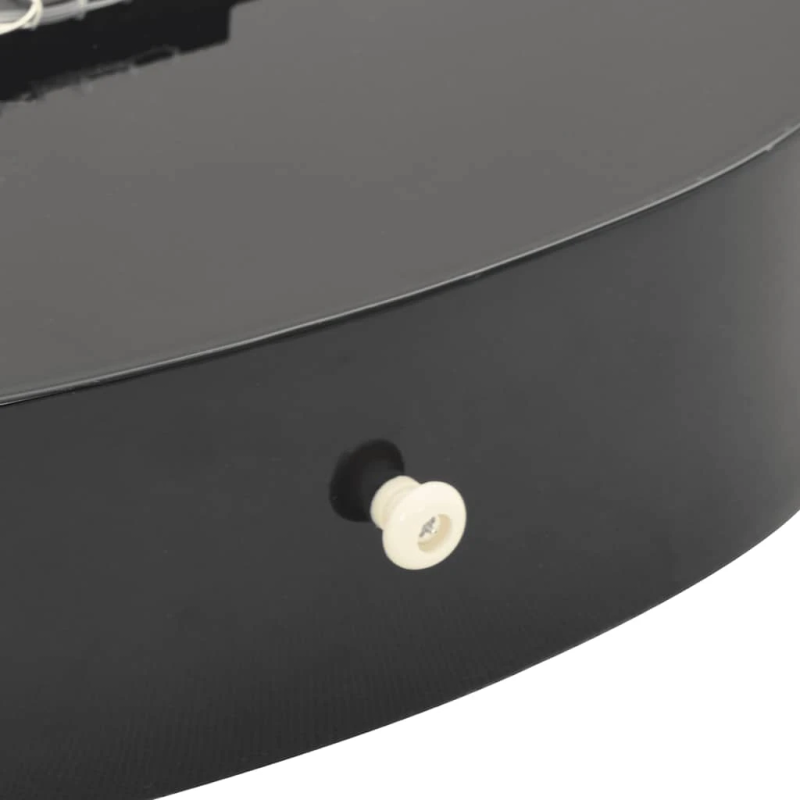 vidaXL klasiskā ģitāra iesācējiem un bērniem, melna, 1-2, 34"