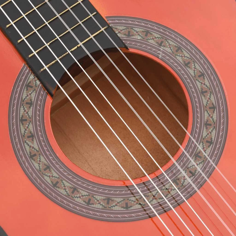 vidaXL klasiskā ģitāra iesācējiem un bērniem, 1-2, 34", liepa