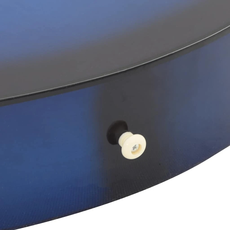 vidaXL klasiskā ģitāra ar 6 stīgām, vesterna stils, 38", zila
