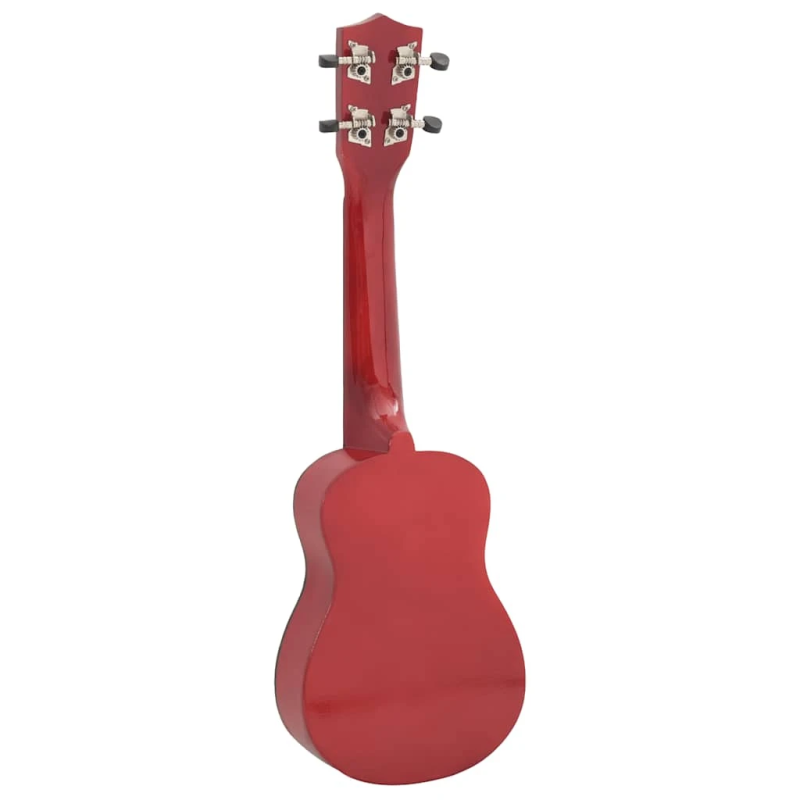 vidaXL soprāna bērnu ukulele ar somu, dabīga krāsa, 21"