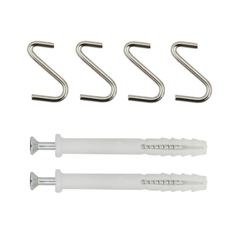 vidaXL virtuves plaukts, balts, 60x39,6x79,5 cm, inženierijas koks