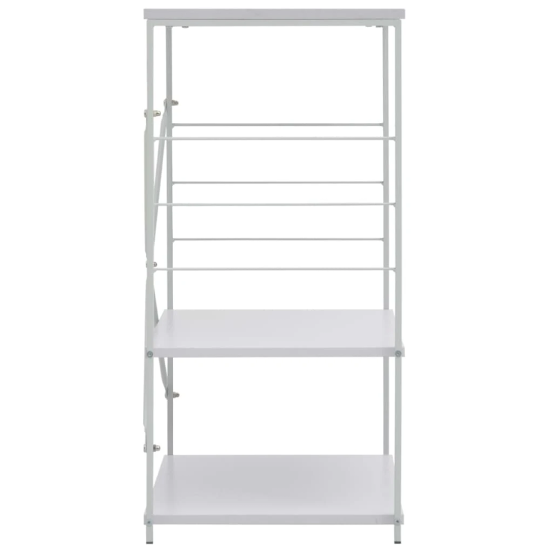 vidaXL virtuves plaukts, balts, 60x39,6x79,5 cm, inženierijas koks