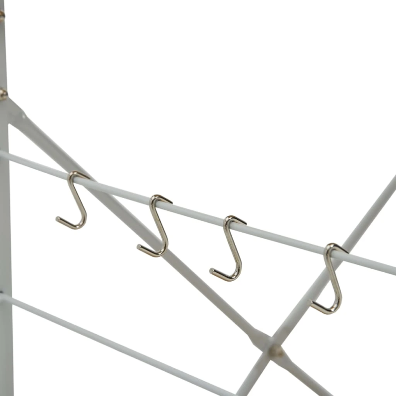 vidaXL virtuves plaukts, balts un ozolkoka krāsā, 60x39,6x79,5 cm