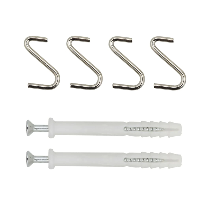 vidaXL virtuves plaukts, balts, 60x39,6x123 cm, inženierijas koks