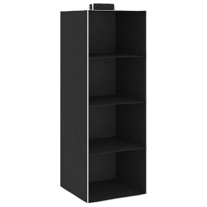 vidaXL pakarami skapji, 2 gab., 4 nodalījumi, audums