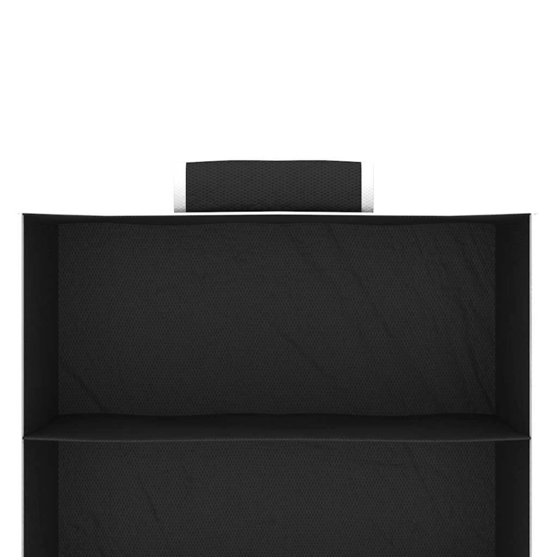 vidaXL pakarami skapji, 2 gab., 6 nodalījumi, audums