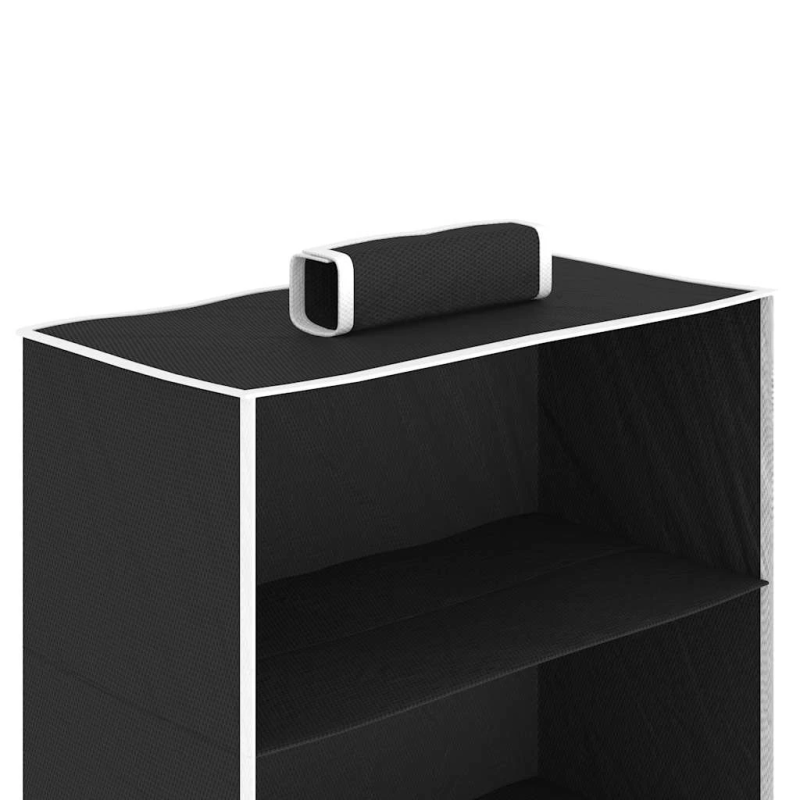 vidaXL pakarami skapji, 2 gab., 6 nodalījumi, audums