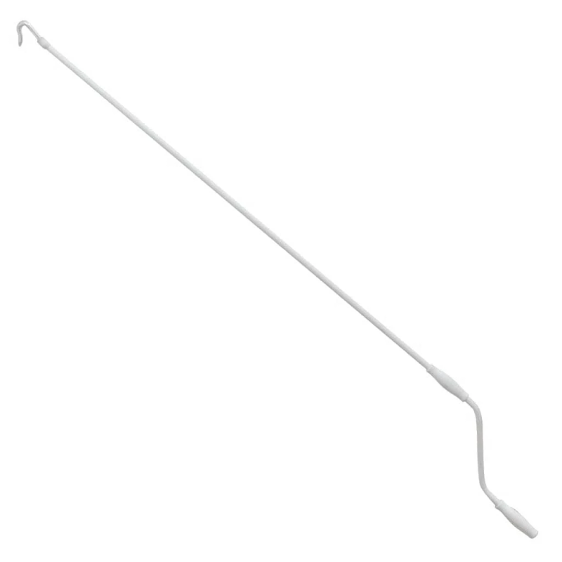 vidaXL markīze ar kaseti, manuāla, 350x250 cm, zila ar baltu