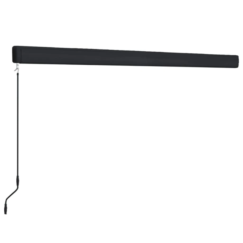 vidaXL markīze ar kaseti, manuāla, 400x300 cm, zila ar baltu