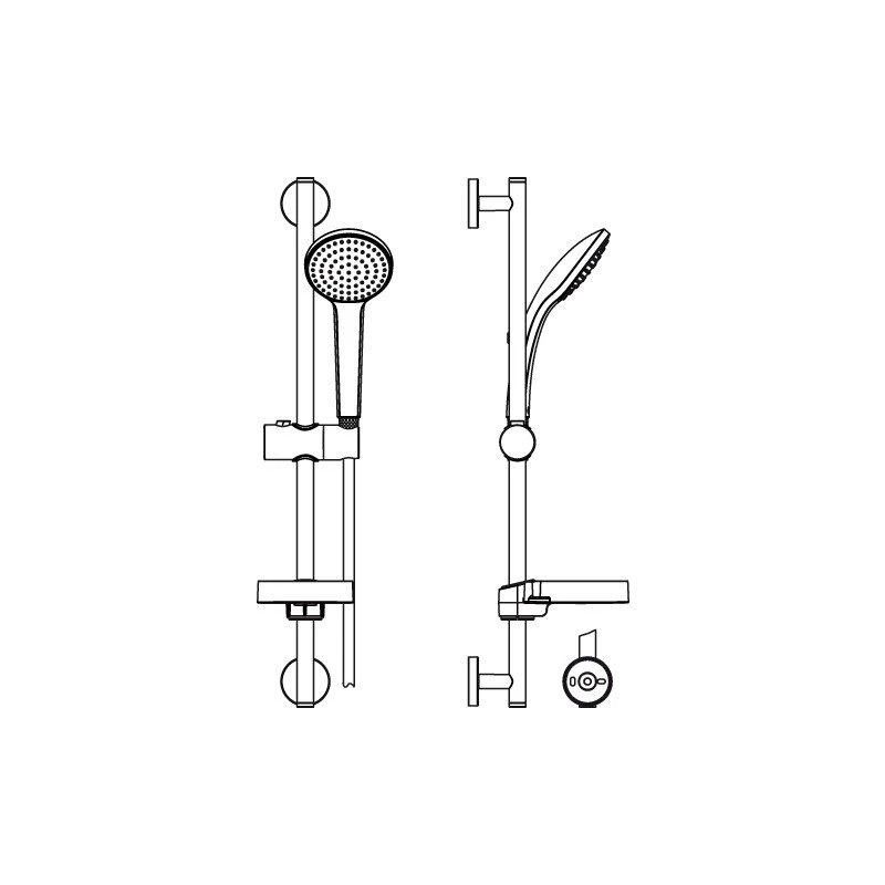 Komplekts dušas ideal rain b9412aa