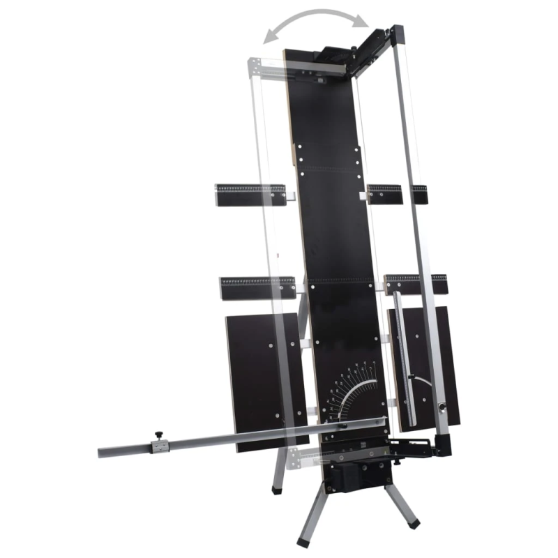 vidaXL putuplasta griezējs, alumīnija kājas, 200 W