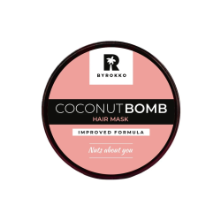 BYROKKO Shine Brown Coconut Bomb matu maska ar kokosriekstu eļļu 180g