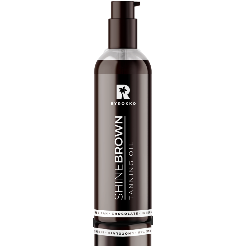 BYROKKO Shine Brown Chocolate Oil iedegumu veicinoša eļļa ķermenim 145ml