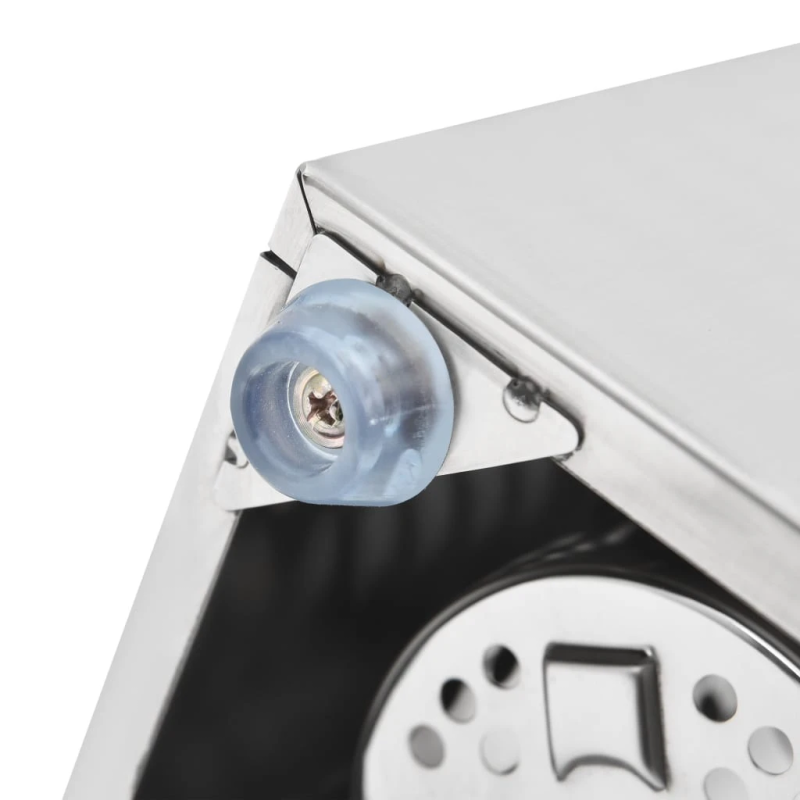 vidaXL galda piederumu turētājs, 4 nodalījumi, taisnstūrveida, tērauds