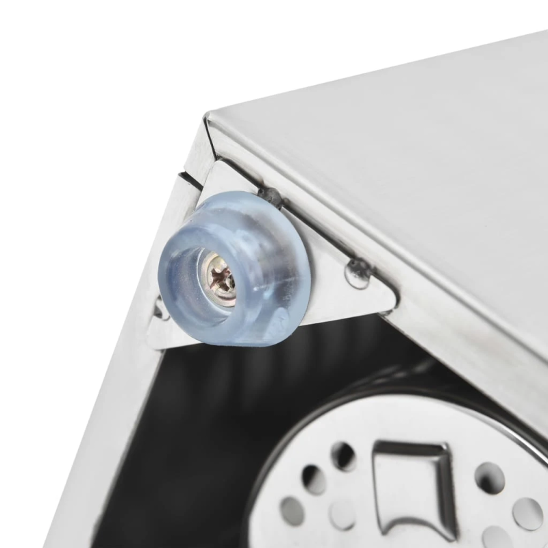 vidaXL galda piederumu turētājs, 8 nodalījumi, taisnstūrveida, tērauds