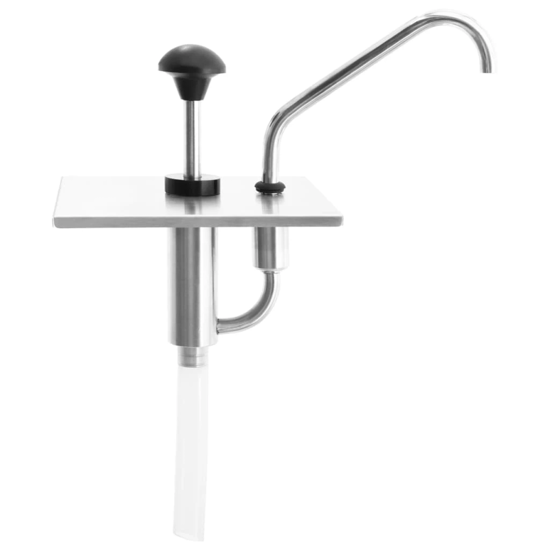 vidaXL mērču dispensers, 3,5 L, nerūsējošs tērauds