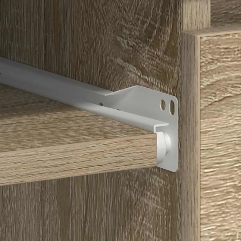 vidaXL rakstāmgalds, ozolkoka krāsa, 90x45x76 cm, inženierijas koks