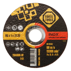 Griešanas disks Forte tools. 115 x 1 x 22.23 mm