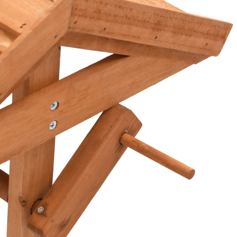 vidaXL dārza puķu kaste akas formā, 40x40x84 cm, egles koks