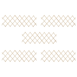 vidaXL špaleru žogi, 5 gab., 180x60 cm, egles koks