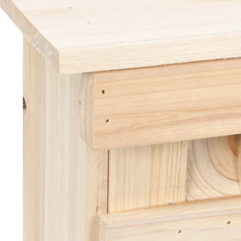 vidaXL zvirbuļu māja ar 5 nodalījumiem, 68x15x21 cm, egles koks