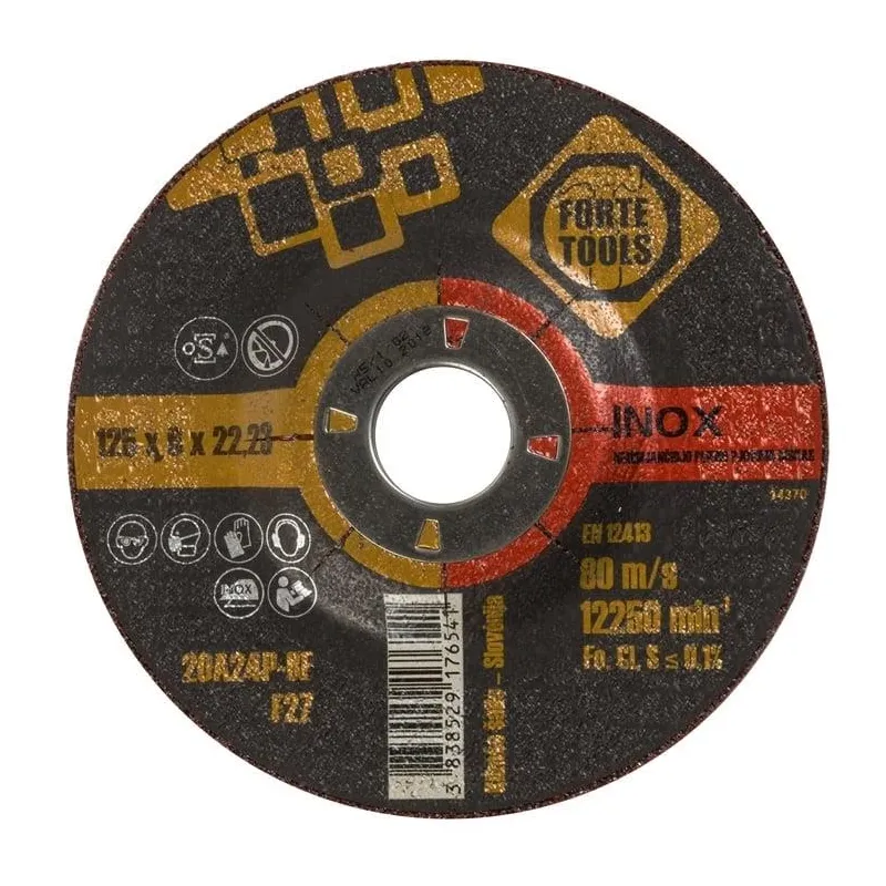 Slīpēšanas disks Forte Tools, 125 mm x 22.23 mm