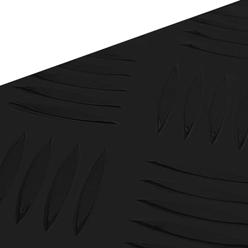 vidaXL alumīnija kaste, 80x30x35 cm, melna