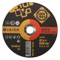 Griešanas disks Forte tools. 180 x 1.6 x 22.23 mm