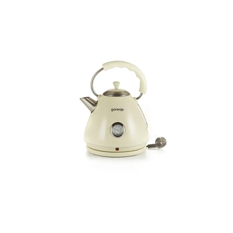 Gorenje - K17CLI - Standard - 2200 W - 1.7 L - Plastic- metal - 360° rotational base - Cream