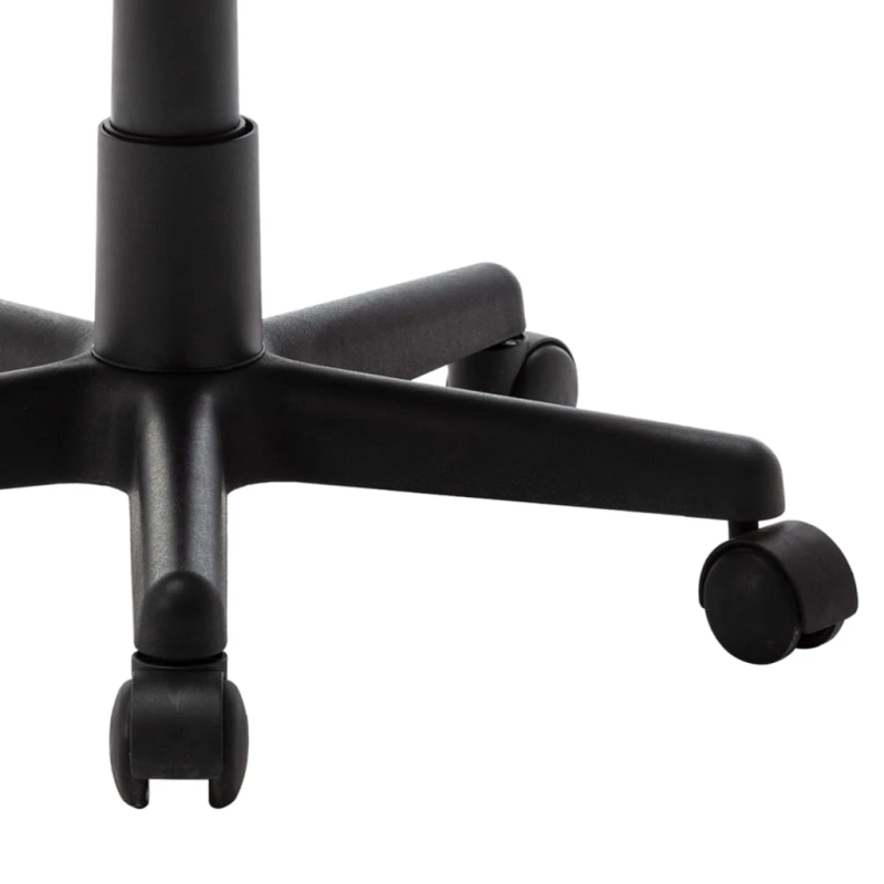 vidaXL biroja krēsls, 44x52x100 cm, melns, tīklveida audums