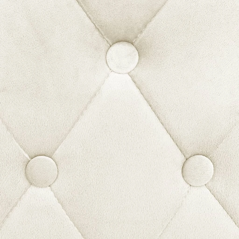 vidaXL bāra krēsli, 2 gab., krēmkrāsas samts