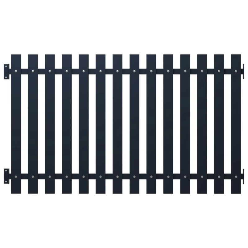 vidaXL žoga panelis, antracīta krāsā, 178x75 cm, pulverkrāsots tērauds